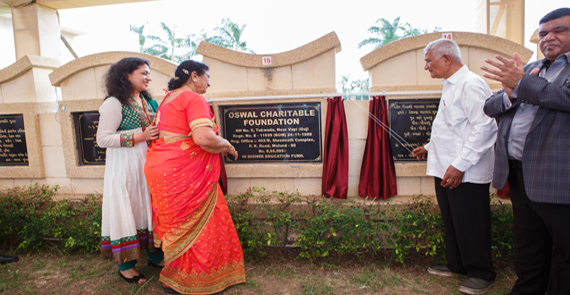 Plaque Opening Ceremony and Donor's Facilitation Programme held at Jamnagar oshwal centre on 8-7-2018